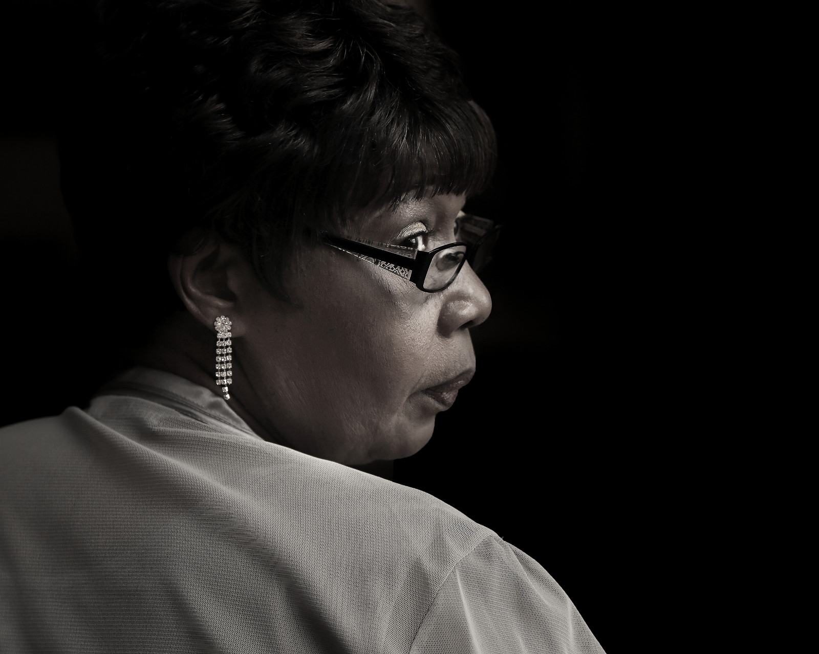 Wallpaper : glasses, back, eyes, profile, earring, eyeglasses