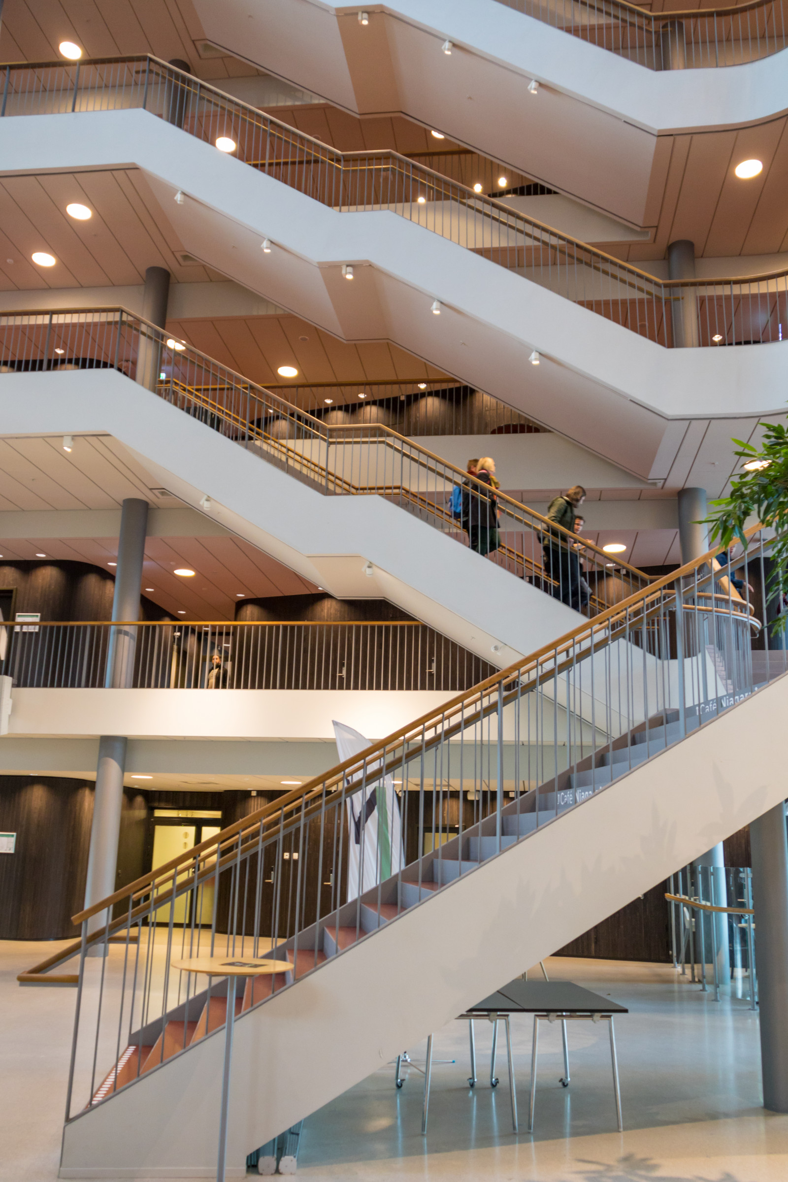 arkitektur, bygning, trapp, interiørdesign, Malm h gskola, Malmö, design, Trappa, profesjonell, fasade, hovedkvarter, dagslys, konferansesenter, kjøpesenter