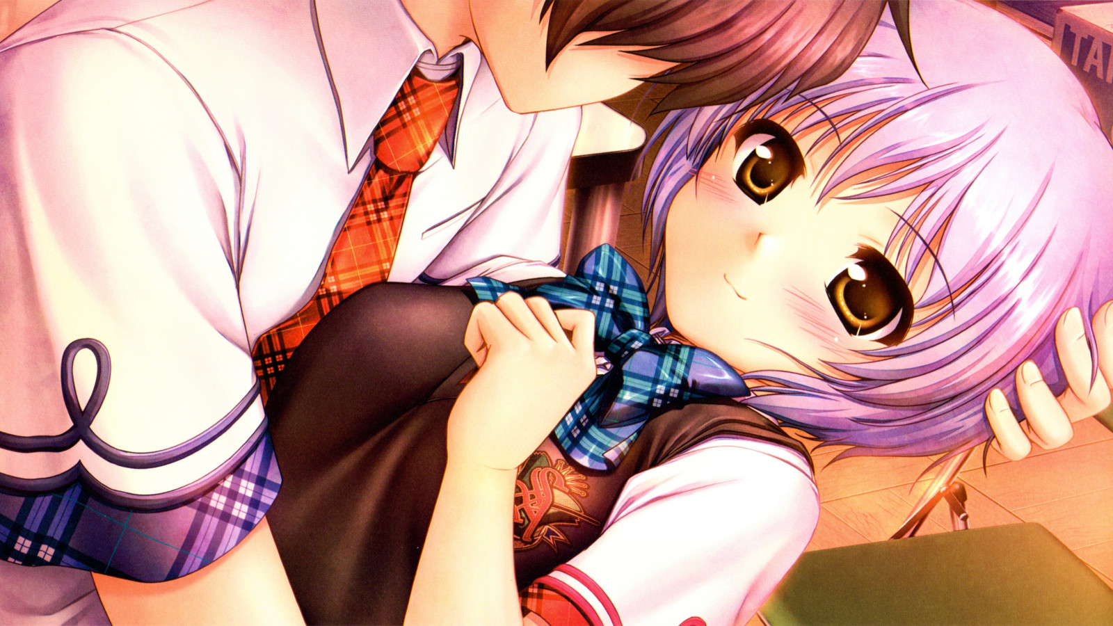 anime, tegneserie, sort hår, Daitoshokan ingen Hitsujikai, Misono Senri, Kakei Ky tjære, mund, tegneserier, tøj, mangaka