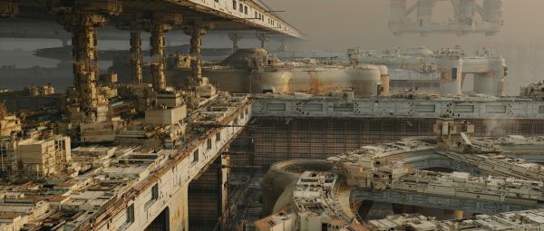 digital art,Paul Chadeisson,CGI,construction,ship,solstice 5