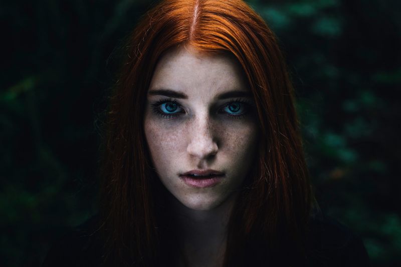 twarz, kobiety, rudowłosy, Model, portret, Kobiet na zewnątrz twarz, kobiety, rudowłosy, Model, portret, Kobiet na zewnątrz