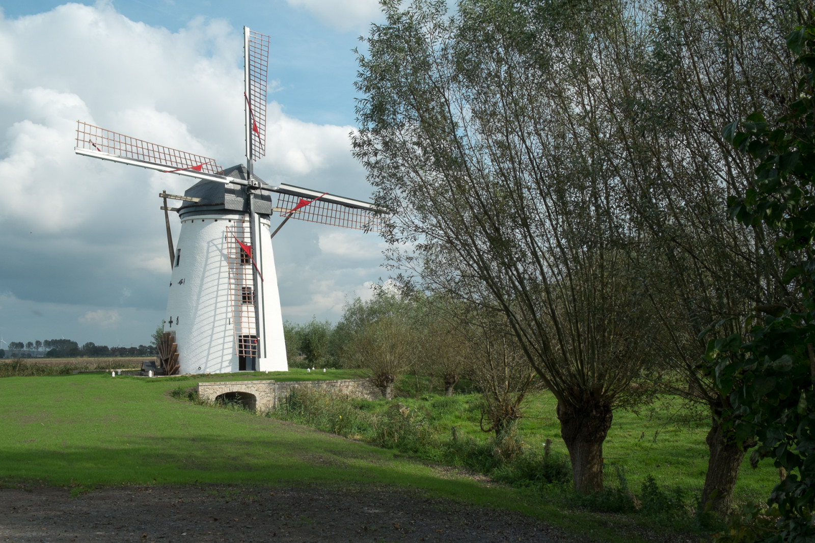 Fond d’écran : Moulin à vent, paysage, Bruges, Moulin à eau