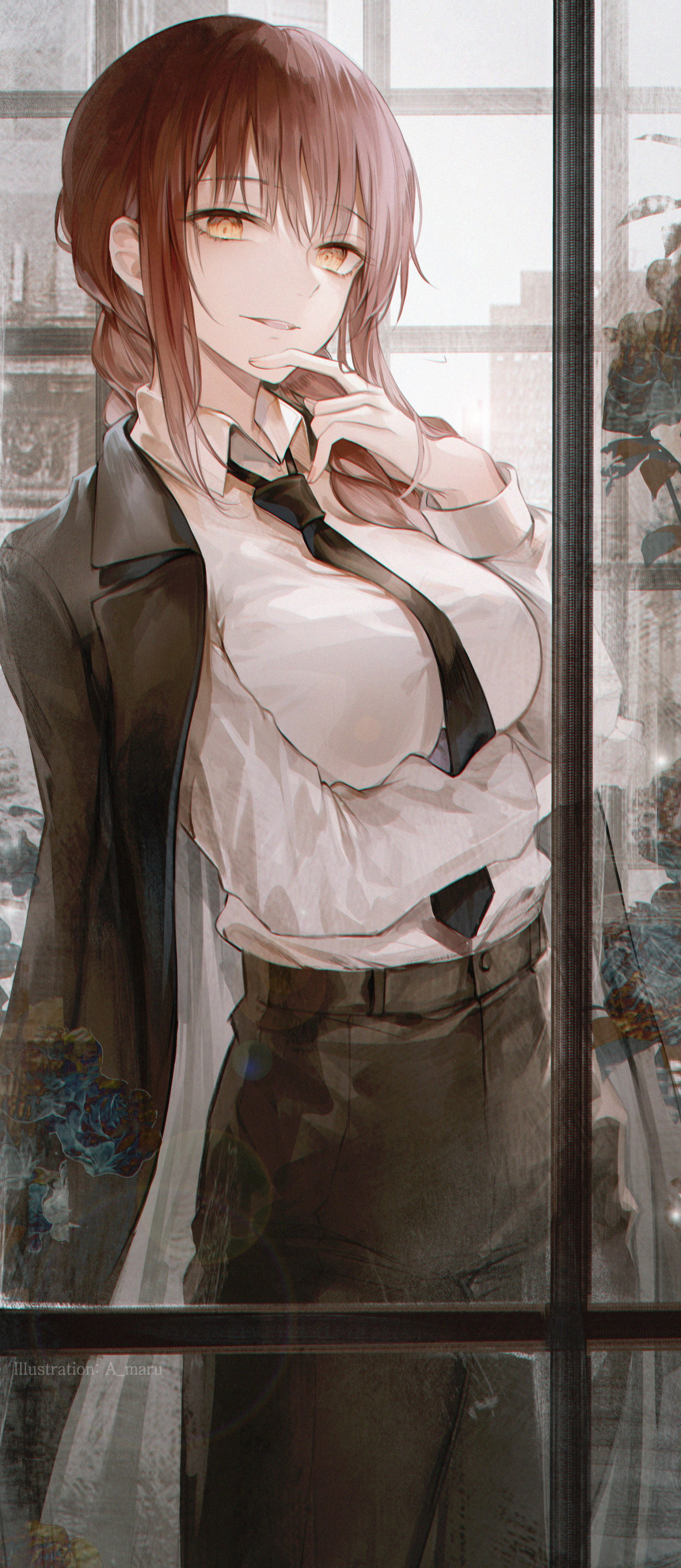 anime, anime dívky, Chainsaw Man, Makima Chainsaw Man