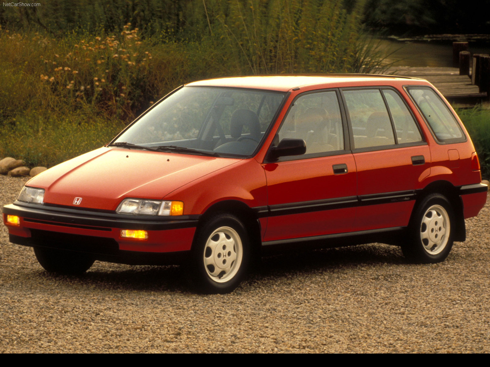 1600x1200 px, 1990, cívico, Honda, vagón