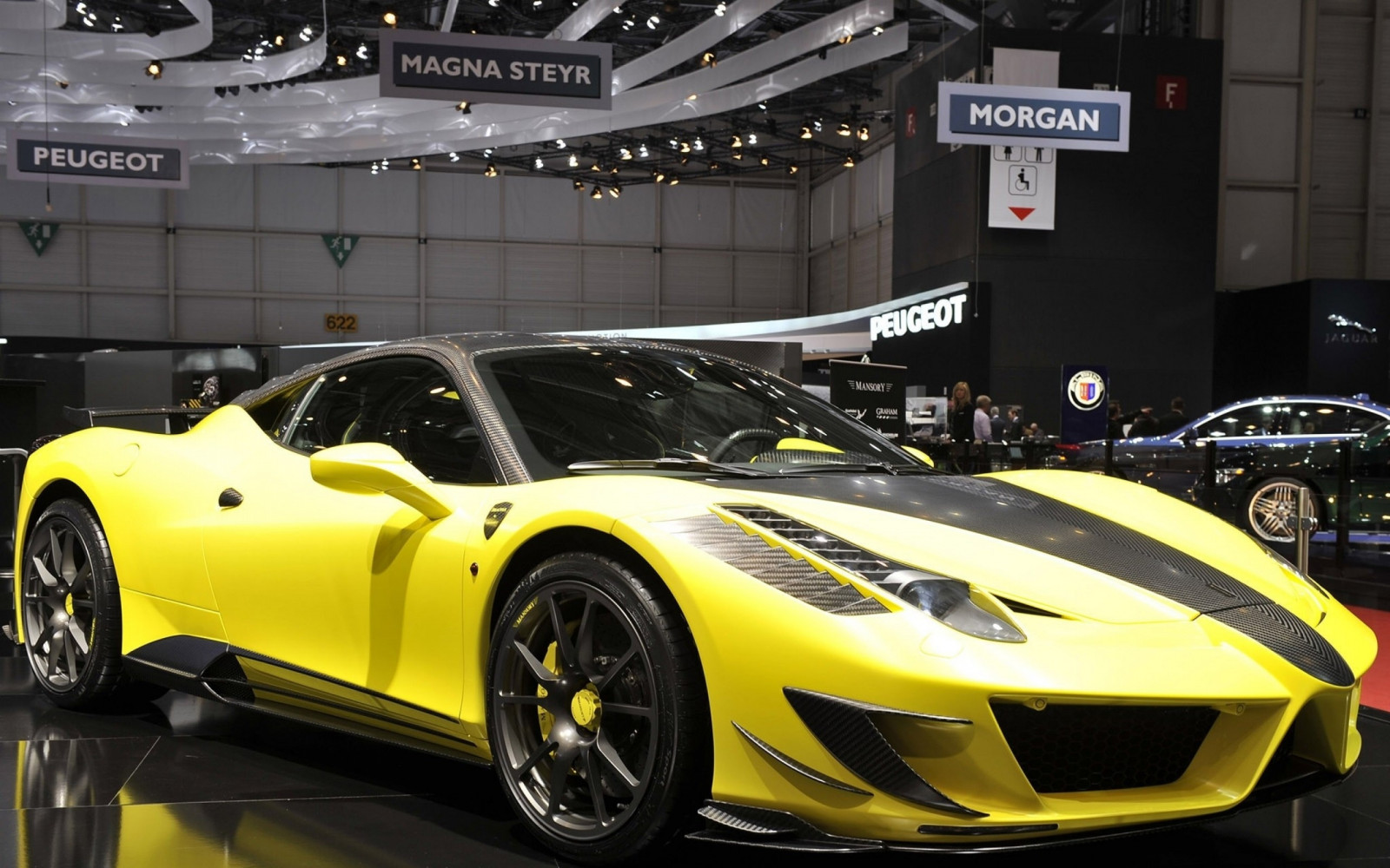 Fondos de pantalla : Ferrari, amarillo, auto, belleza 2560x1600
