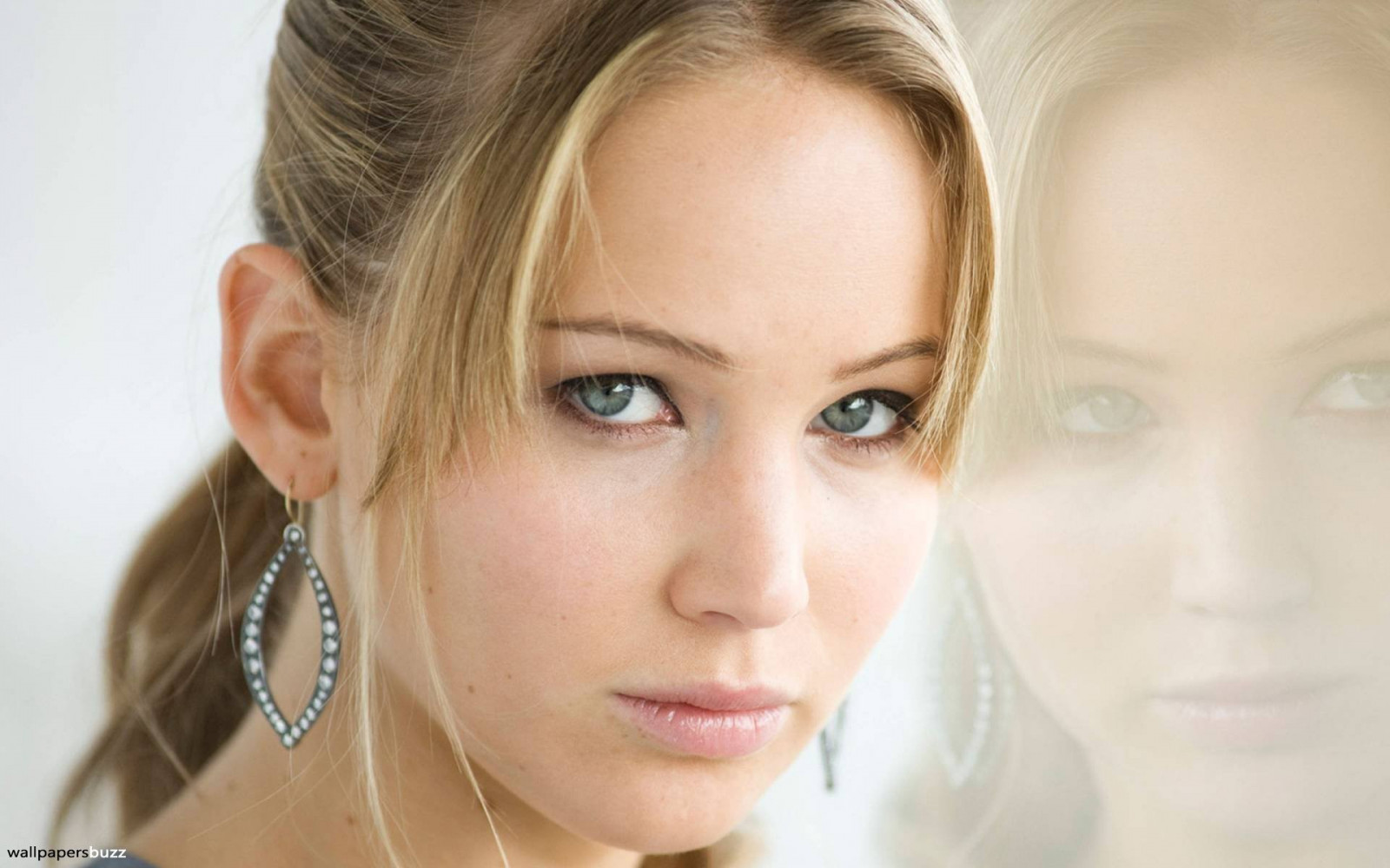 Masaüstü Yüz, Model, portre, uzun saç, ağız, burun, Jennifer Lawrence