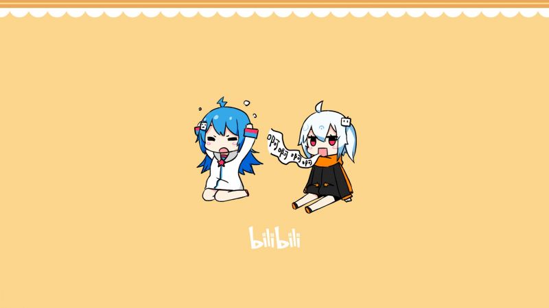 ilustrace, anime dívky, kreslená pohádka, bilibili, font ilustrace, anime dívky, kreslená pohádka, bilibili, font