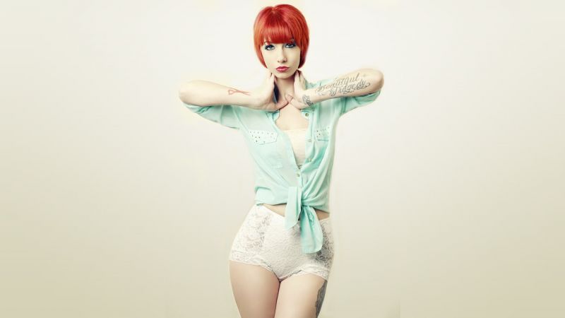 women, model, redhead, photography, tattoo, skin women, model, redhead, photography, tattoo, skin