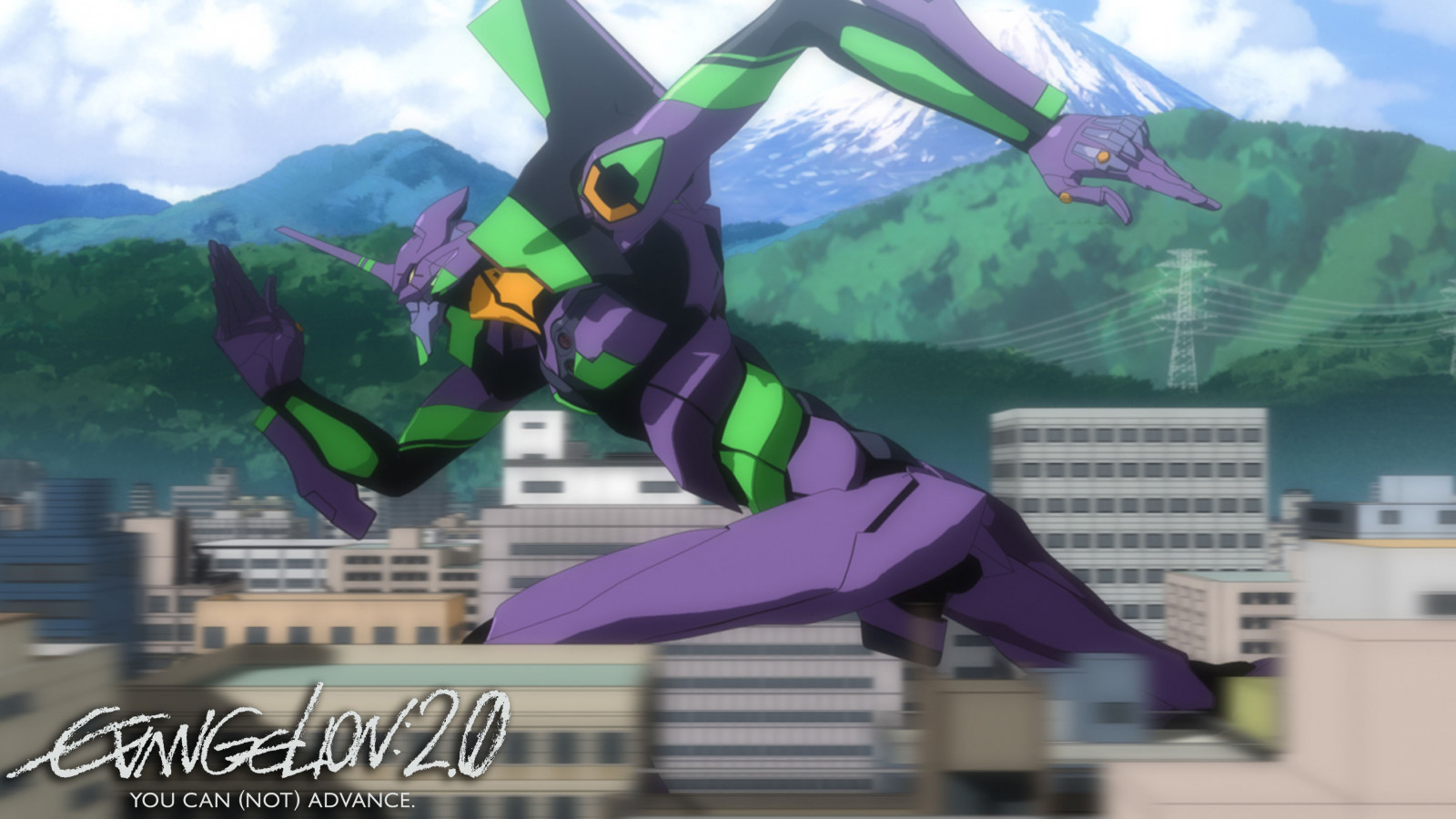 anime, Neon Genesis Evangelion, EVA Unit 01, Evangelion 2 0, skærmbillede