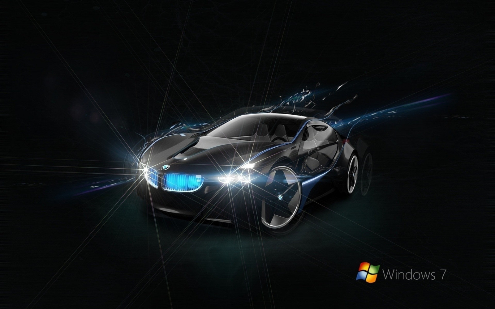 bil, BMW, køretøj, sportsvogn, Windows 7, superbil, skærmbillede, computer tapet, jord køretøj, bildesign, bil make, konceptbil
