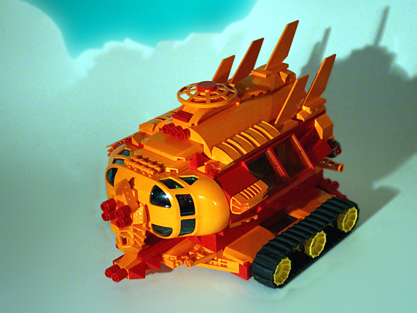 nádrž, LEGO, prostor, vozidlo, moc, Zorg, futuristictank, commandtank, zorgempire