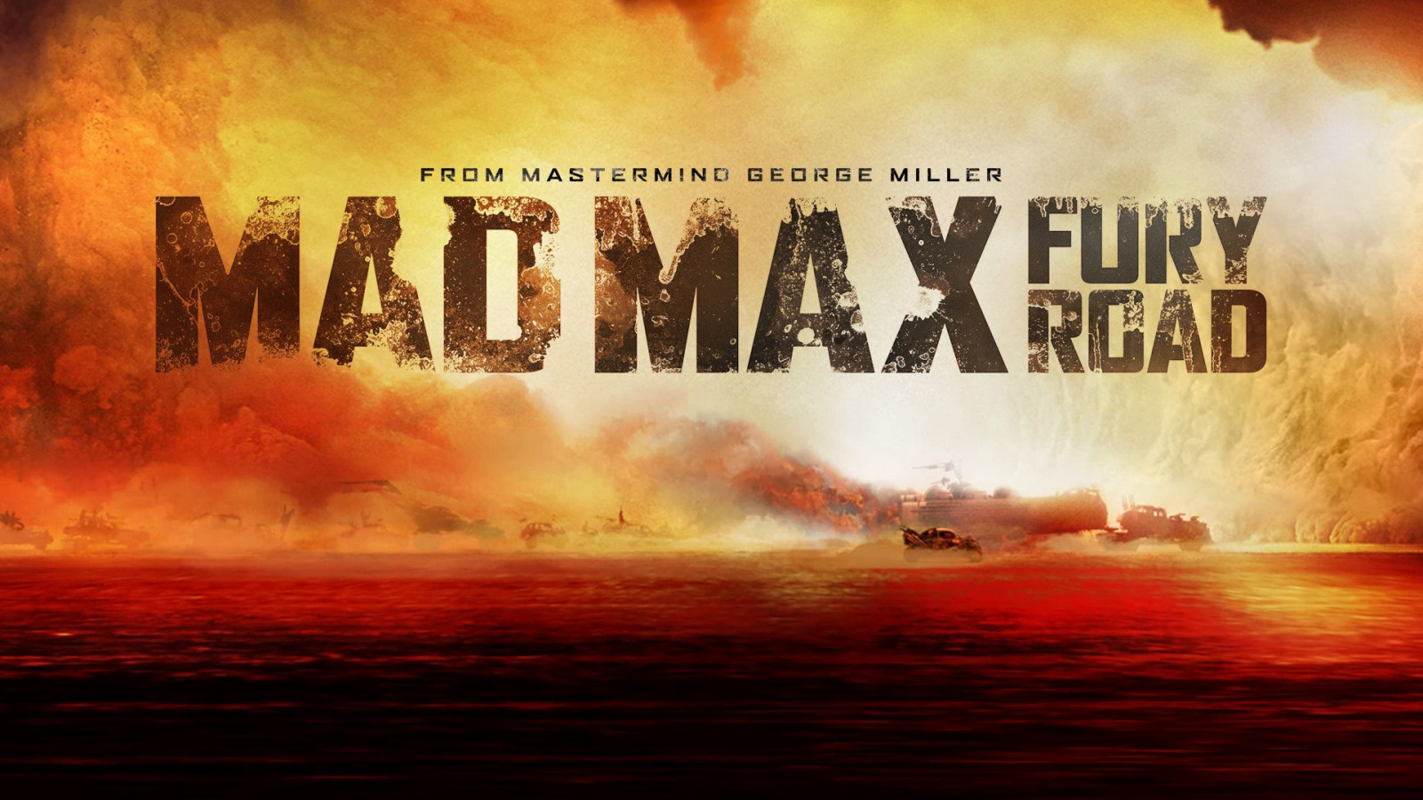 filmy, Mad Max Fury Road, Šílený Max, Snímek obrazovky, počítač tapeta, font, kryt alba, geologický fenomén