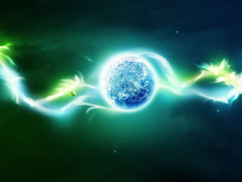 slunečnímu záření, digitální umění, planeta, prostor, Země, space art slunečnímu záření, digitální umění, planeta, prostor, Země, space art