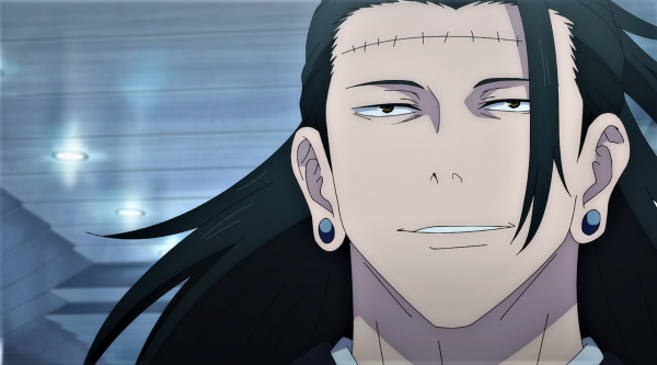 Jujutsu Kaisen,anime,Suguru Geto,scars,smiling,earring