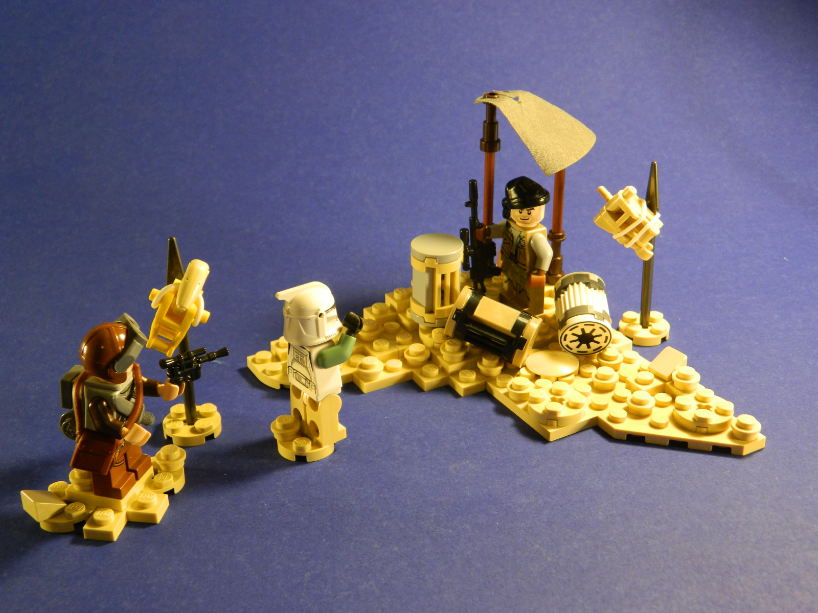 hvězdné války, LEGO, zachycen, Tatooine, Clonetrooper