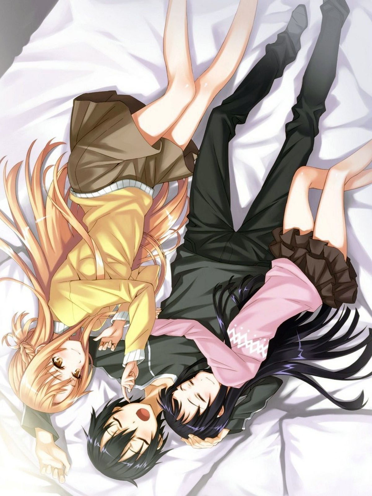 illustrazione, anime, Sword Art Online, Kirigaya Kazuto, Yuuki Asuna, cartone animato, i fumetti, capi di abbigliamento, mangaka, 1200x1600 px