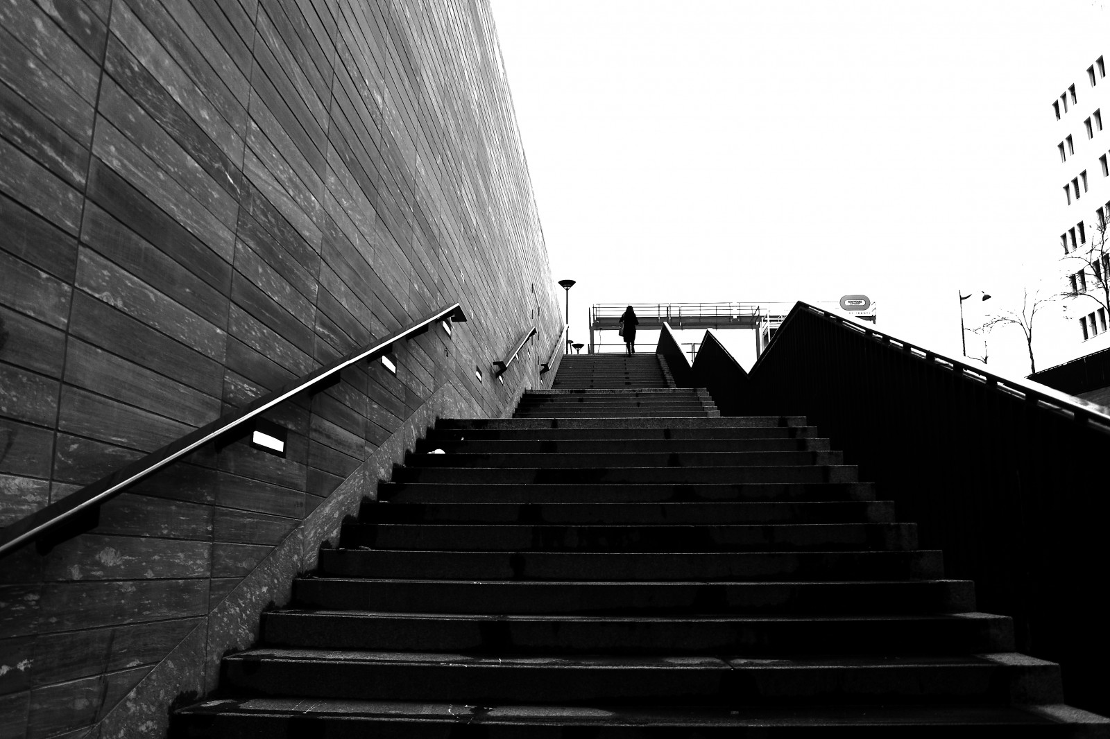 Černá, černobílý, noc, architektura, budova, odraz, nebe, fotografování, symetrie, mrakodrap, schody, struktura, infrastruktura, úhel, Street View, čára, tma, nuit, noiretblanc, blackandwithe, photoderue, urbanarte, paris13, photopascalcolin, escalier, Černý a bílý, monochromatické fotografování, denní osvětlení, stock photography, fixed link