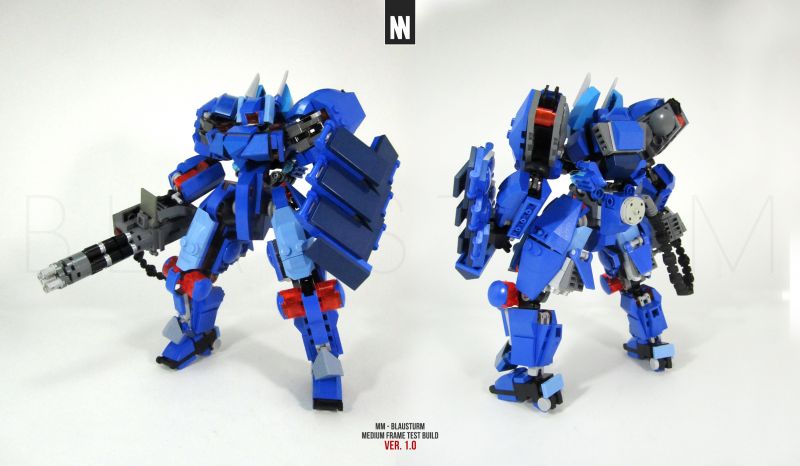 robot, LEGO, mecha, Mech, phlug, modrý robot, LEGO, mecha, Mech, phlug, modrý