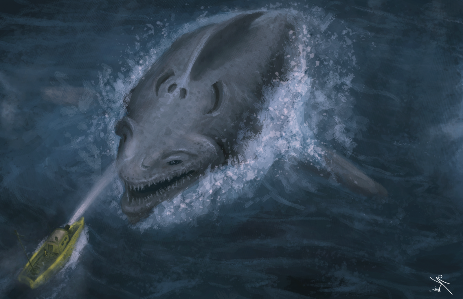 loď, moře, stvoření, žralok, Ryba, Velký bílý žralok, loď duchů, oceán, vlna, mořská vlna, mořská biologie, Lamniformes, 2040x1320 px