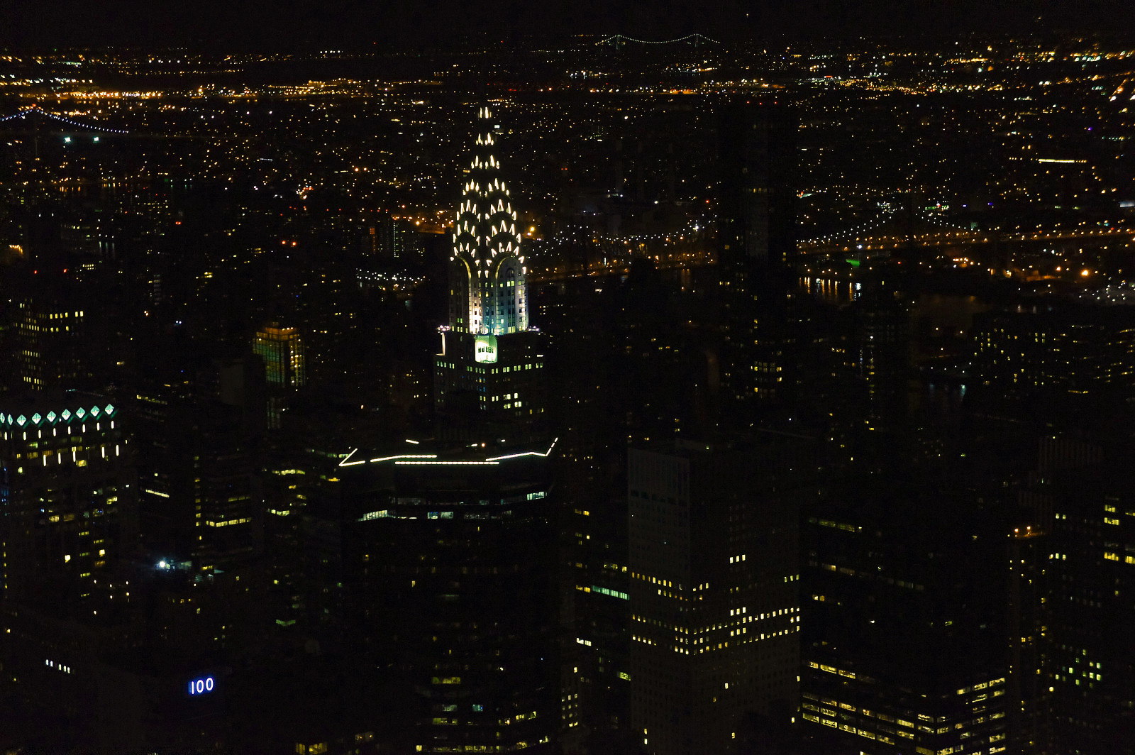 nyc, ny, budova, Stát, mosty, zaujatý, pár, říše, Chrysler, buidling, na vrcholu, 