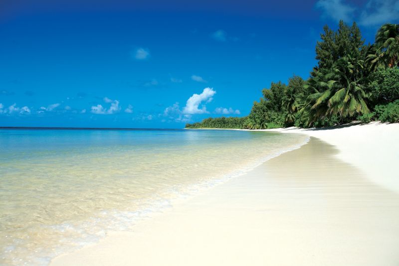 slunečnímu záření, moře, záliv, pobřeží, písek, nebe