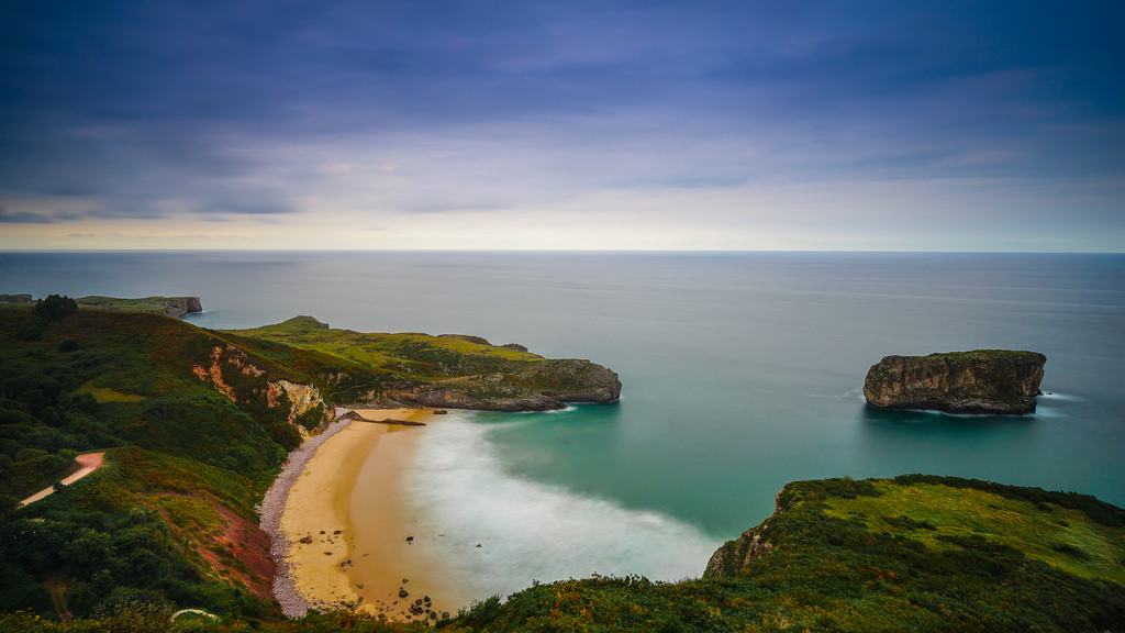 デスクトップ壁紙 風景 湾 岩 反射 空 ビーチ 崖 スペイン 地平線 ソニー 夕暮れ エメラルド 海岸線 Le 地形 雲 ウォータースケープ 海洋 海景 ソニア7ii 入り江 コスタ アストゥリアス 水域 Ilce7m2 Sel1635z Fe1635mmf4zaoss 10stopnd
