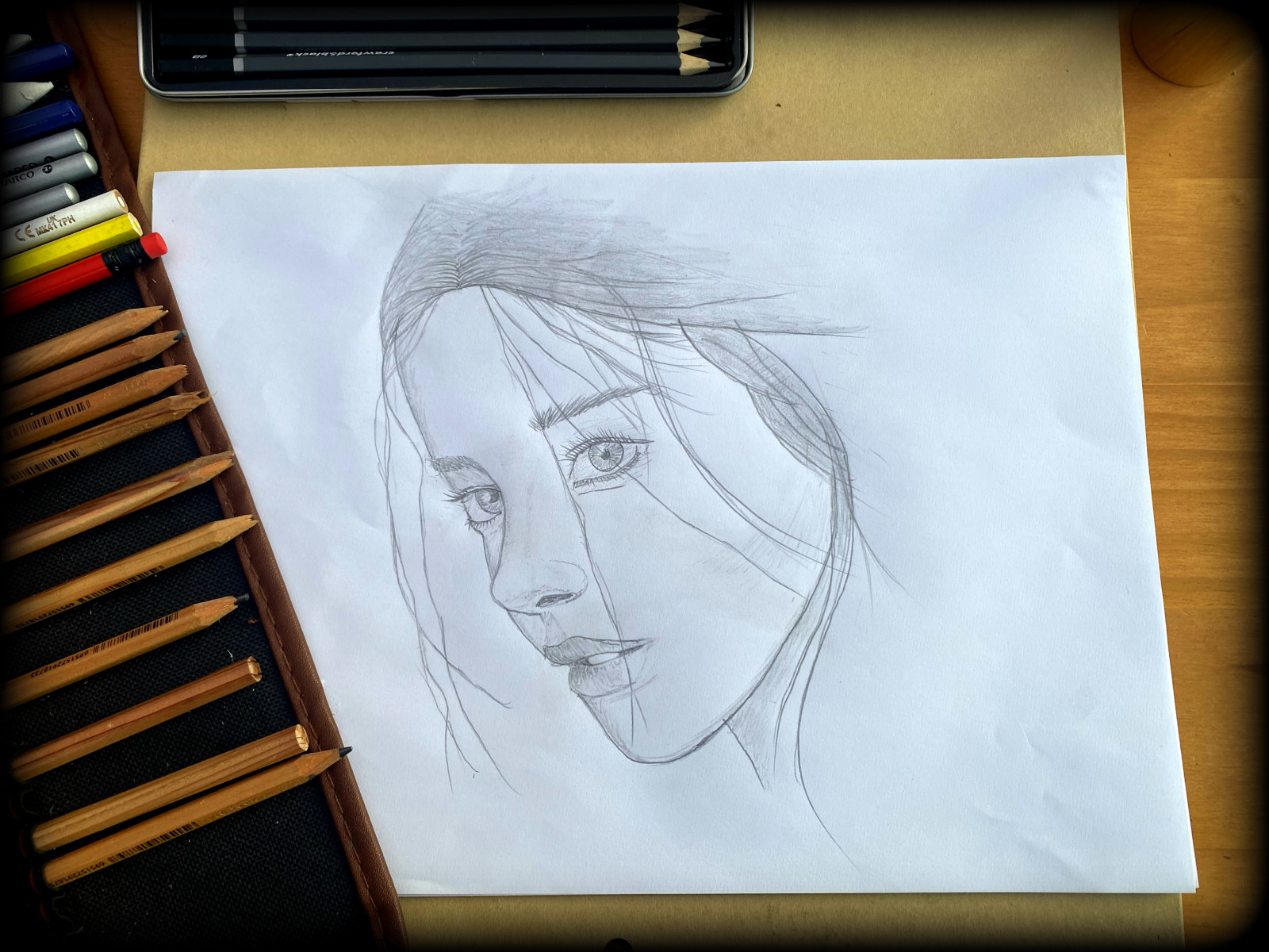 배경 화면 : pencil drawing, 그림 2640x1980 - Scrush - 2295670 - 배경 화면 - WallHere