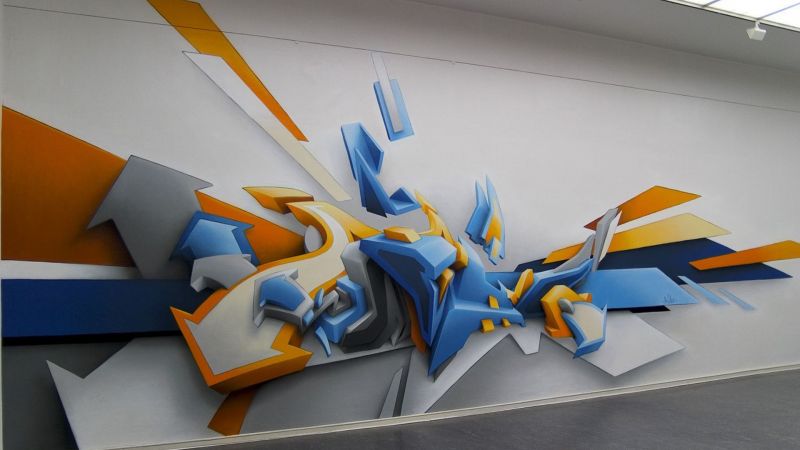 abstrak, 3D, ruang, desain grafis, coretan, Daim