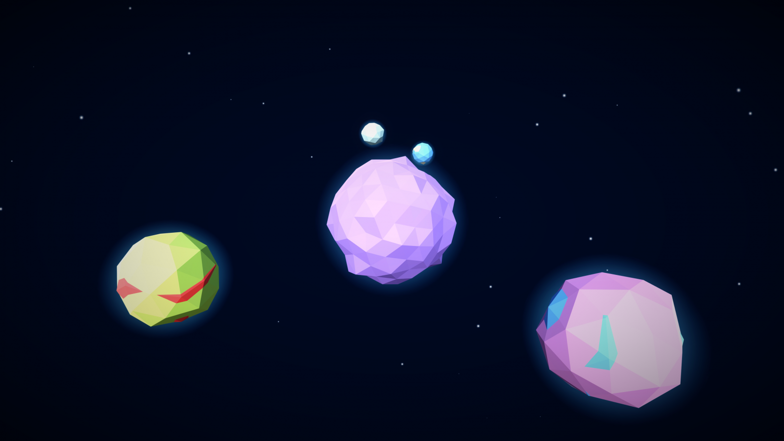 hvězdy, galaxie, planeta, prostor, 3D, digitální umění