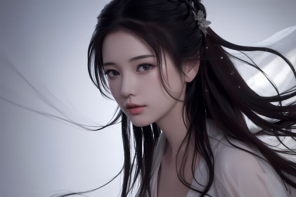 AI drawing,Asian