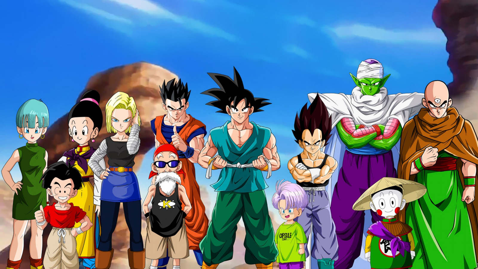 デスクトップ壁紙 : 図, アニメ, 漫画, ドラゴンボールZ, スクリーン 
