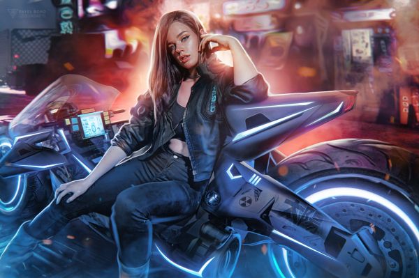 women, artwork, digital art, science fiction, concept art, Photoshop