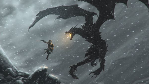 1920x1080 px,dovahkiin,Dovakin,dragon,elder,hero