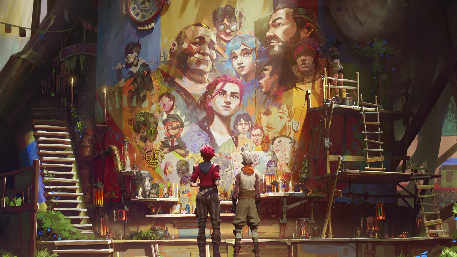 Hintergrundbilder : Arcane League of Legends, Kunstwerk 2560x1440 ...