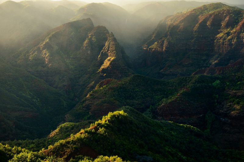 阳光, 景观, 森林, 山, 爬坡道, 性质 阳光, 景观, 森林, 山, 爬坡道, 性质