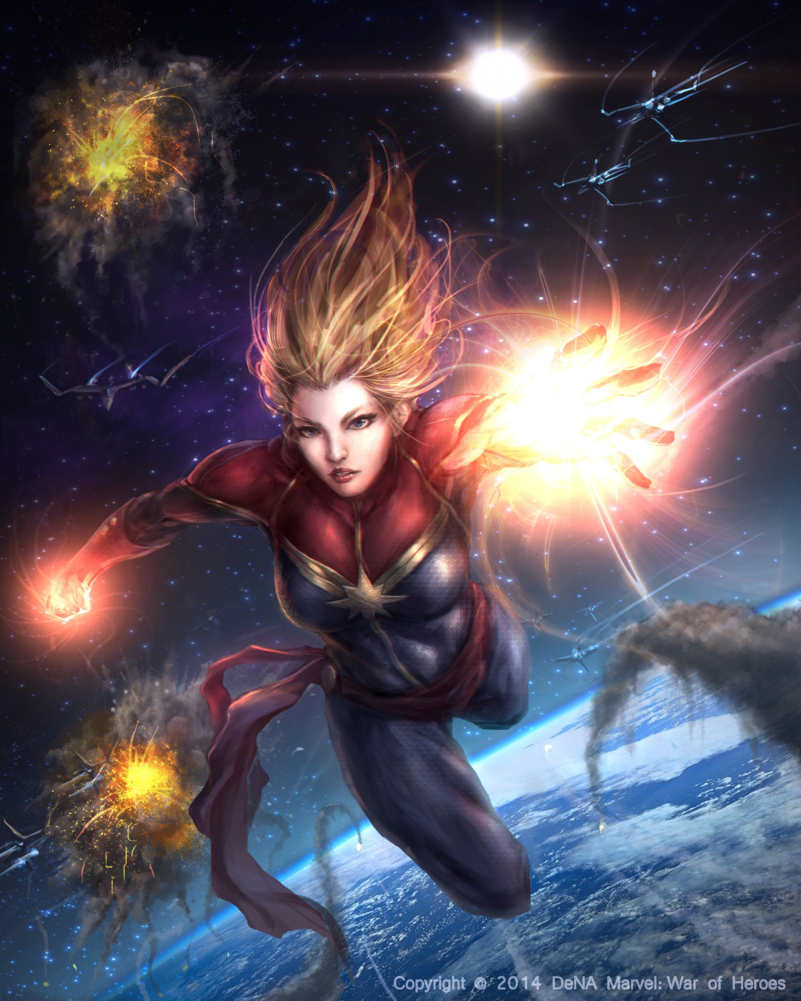 Wallpaper : 1920x2400 px, Captain Marvel, fantasy art 1920x2400 ...