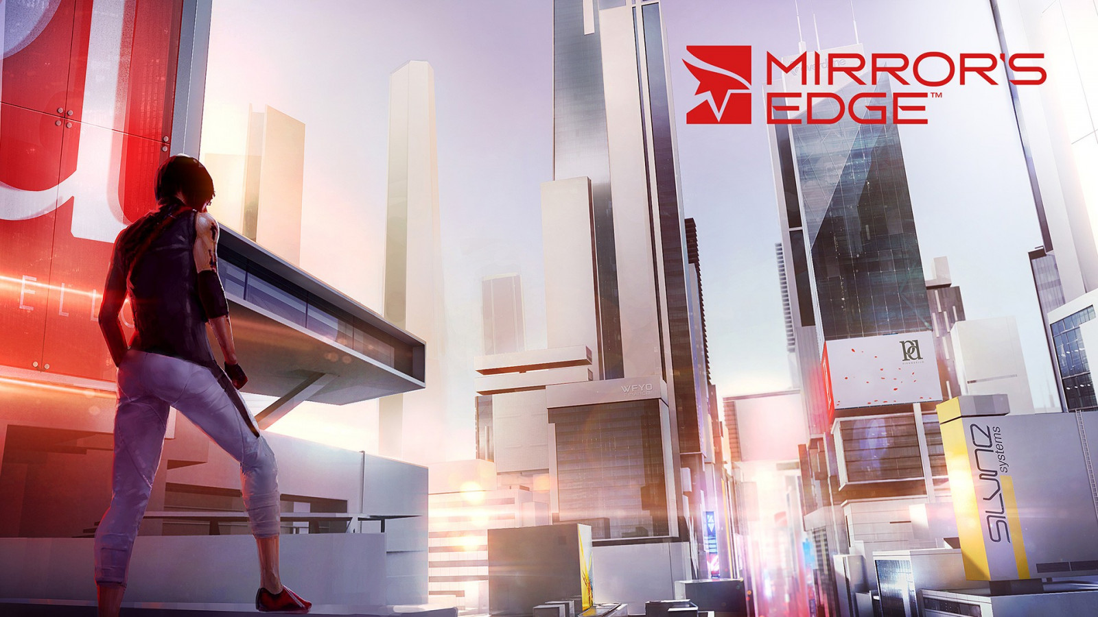 Wallpaper video games, concept art, interior design, Mirror's Edge