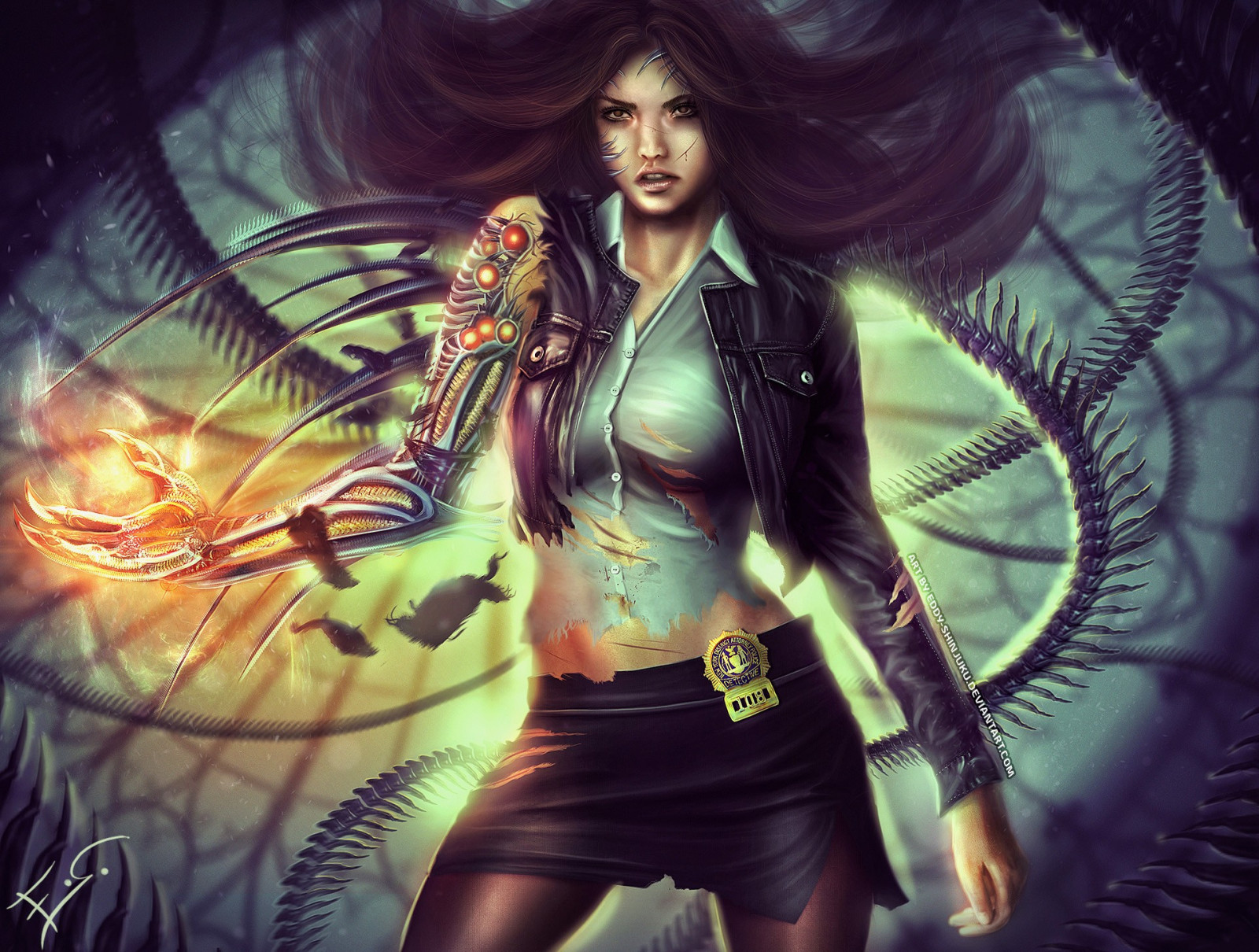 illustrazione, Fantasy art, anime, realistico, i fumetti, mitologia, Witchblade, immagine dello schermo, sfondo del computer, personaggio fittizio, donna guerriera