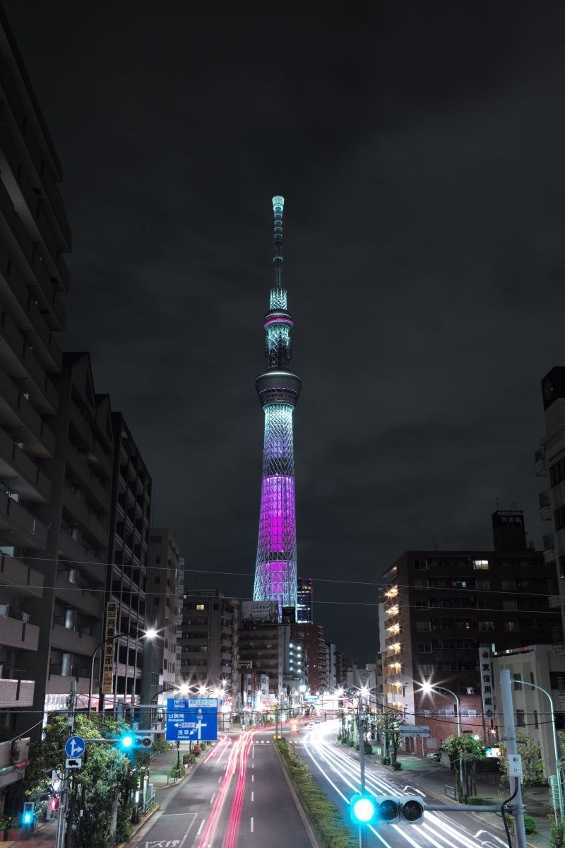 シティ,都市景観,夜,建築,スカイライン,超高層ビル