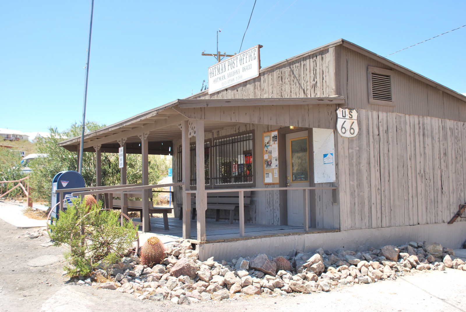 sommerhus, skur, hjem, az, route66oatman, ejendom, ejendom
