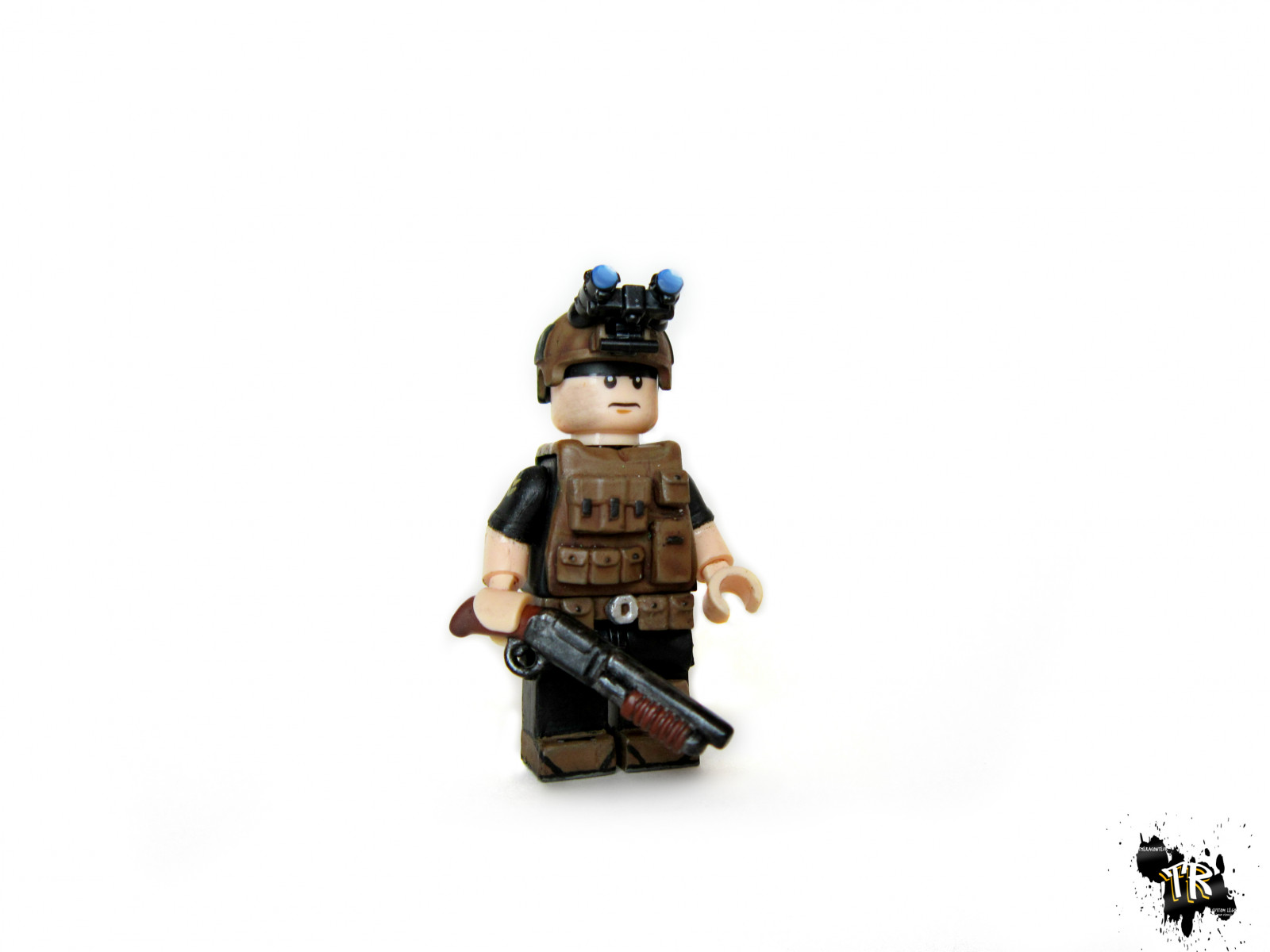 modrý, moderní, noc, voják, je, smutný, LEGO, válečný, podložka, skrytý, Vidění, Warhammer, minifig, Zvyk, boj, koleno, 40000, WH40K, FTW, brickarms, minifigcat