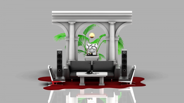 3D,3D desktop,3d object,3d design,graphic design,room