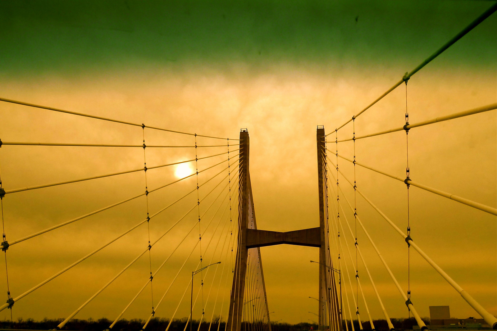 Wallpaper sunlight, sunset, car, sky, evening, electricity
