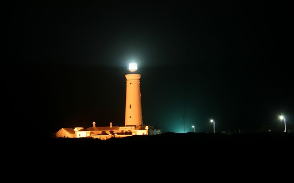 lights, street light, night, tower, landscape, lighthouse