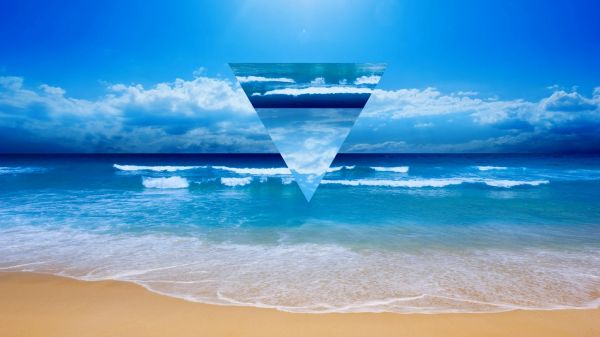 sunlight, sea, reflection, sky, beach, coast