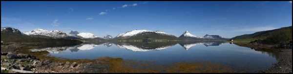 mountains,sea,Norway,reflections,mirror,norge