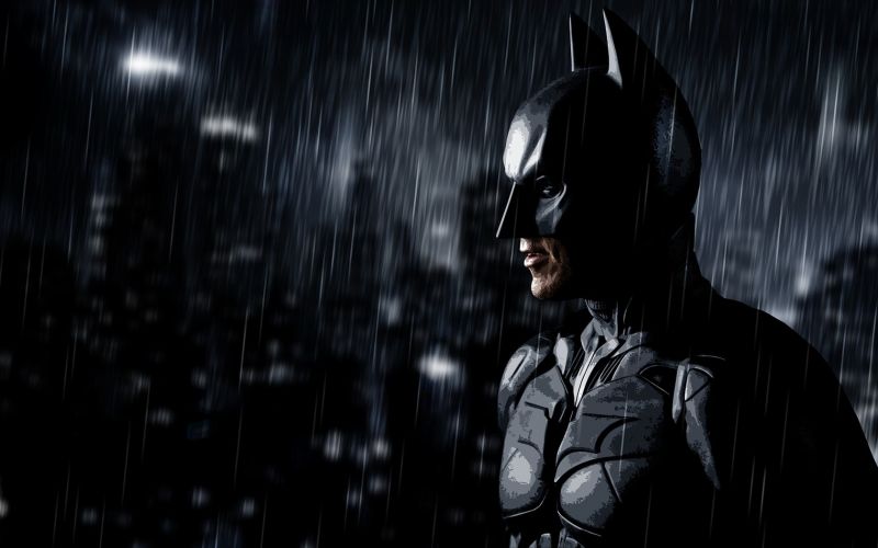 Černá, černobílý, Bat-man, půlnoc, tma, Snímek obrazovky Černá, černobílý, Bat-man, půlnoc, tma, Snímek obrazovky