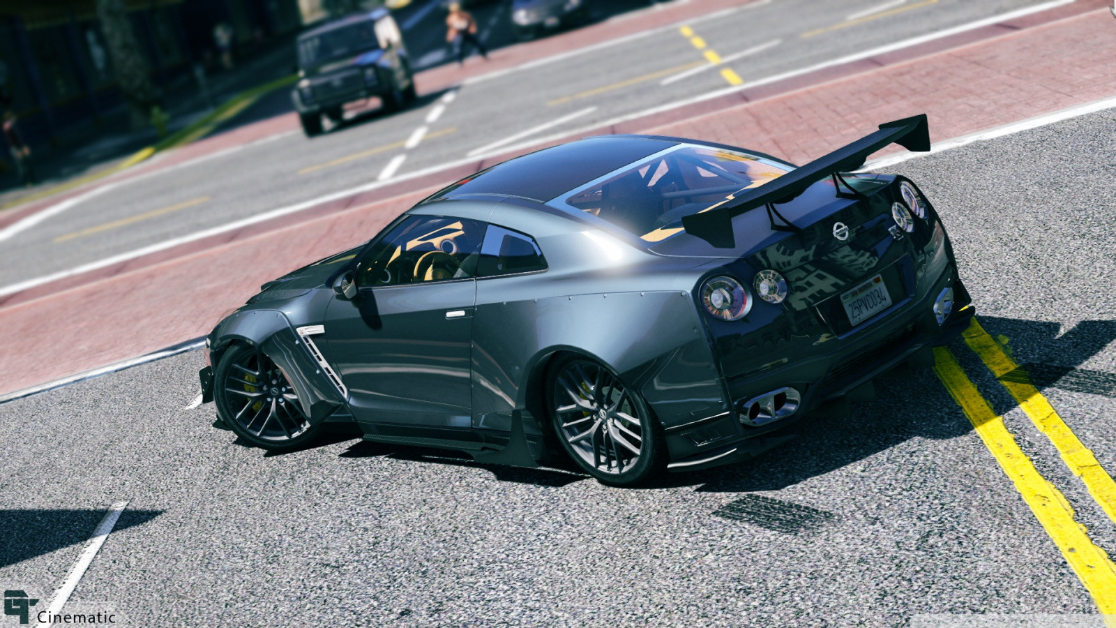 Game Gear, 닛산 GT R, 차, 도로, 거리