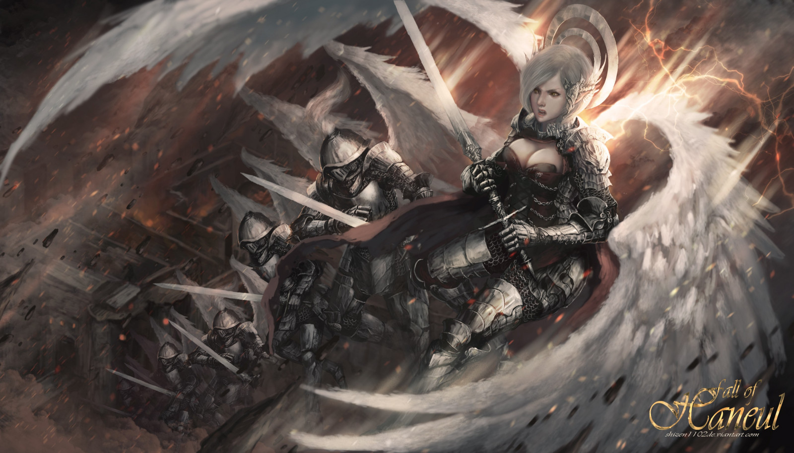 3500x2000 px, fantasy art, harcos