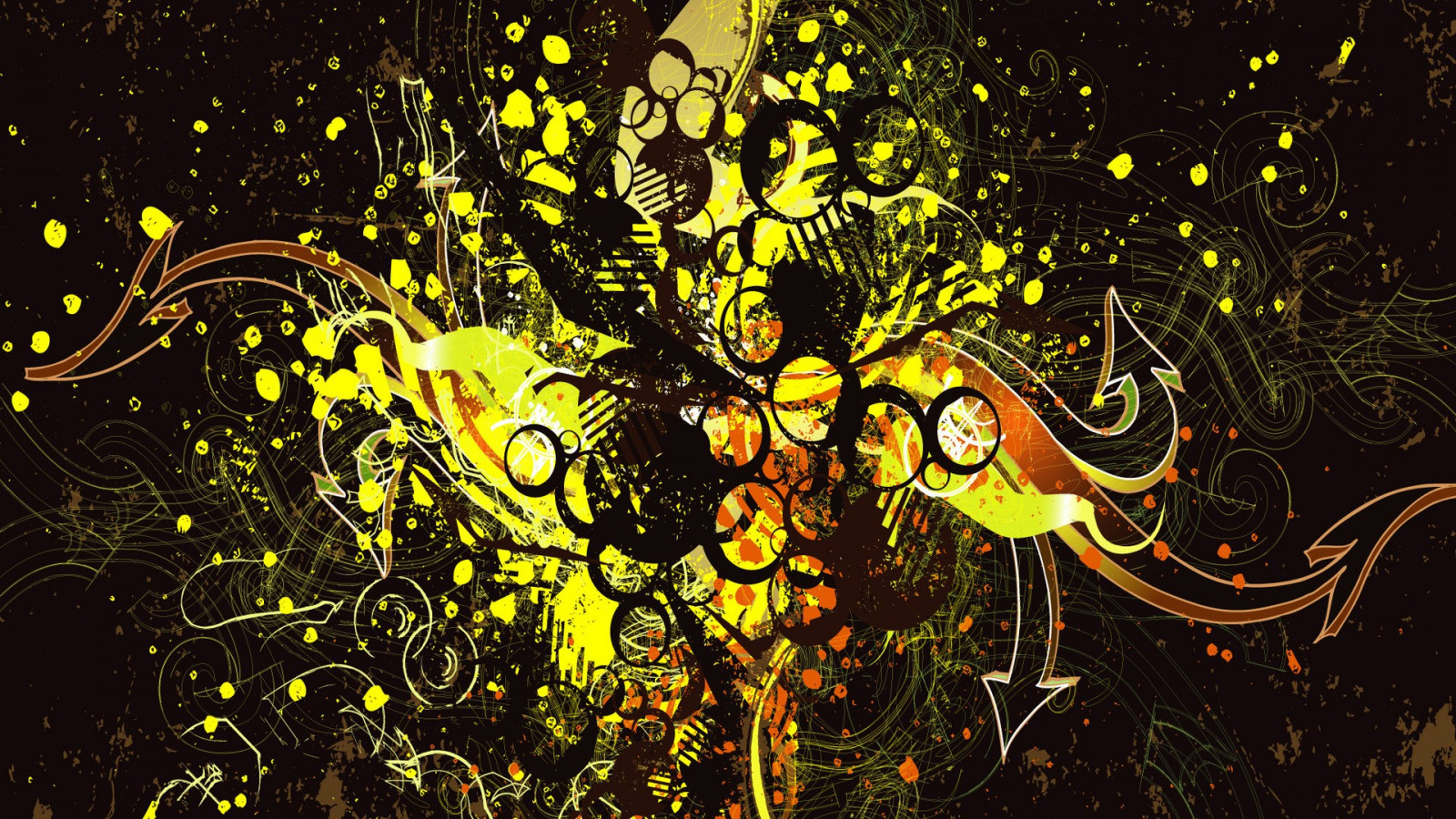 ilustrace, noc, abstraktní, hmyz, šipky, UMĚNÍ, tma, Snímek obrazovky, počítač tapeta, fraktální umění, psychedelické umění, bezobratlý